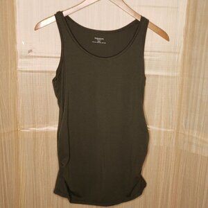 Motherhood Maternity Green Tunic Tank Top Medium